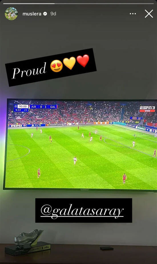 Fernando Muslera Galatasaray'ı unutmadı! - Resim : 2