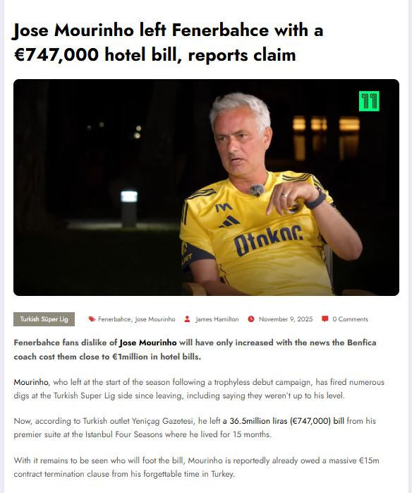 Adriyatik'ten Pasifik'e... Dünya Yeniçağ'ın Mourinho haberini konuştu - Resim : 4