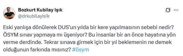 Diş hekimi adayları ÖSYM’ye isyan etti: Geleceklerini etkileyecek sınav yılda bir kez yapılacak - Resim : 3