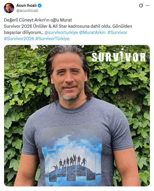 Acun Ilıcalı'dan bir bomba daha: Yeşilçam efsanesi Cüneyt Arkın’ın oğlu Murat Arkın Survivor'a damga vuracak! - Resim : 5