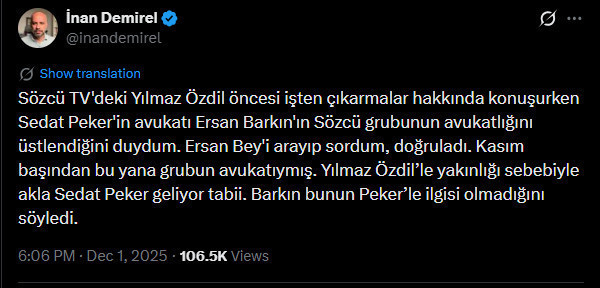 Peker'in avukatı Sözcü'nün hukuk danışmanı oldu - Resim : 1