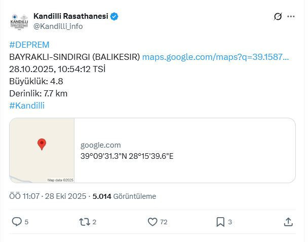Balıkesir Sındırgı'da deprem fırtınası! 4.8'lik artçı İstanbul, Bursa ve İzmir'den de hissedildi - Resim : 3