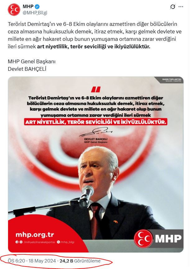 Bir zamanlar Bahçeli! Konu: Demirtaş - Resim : 2