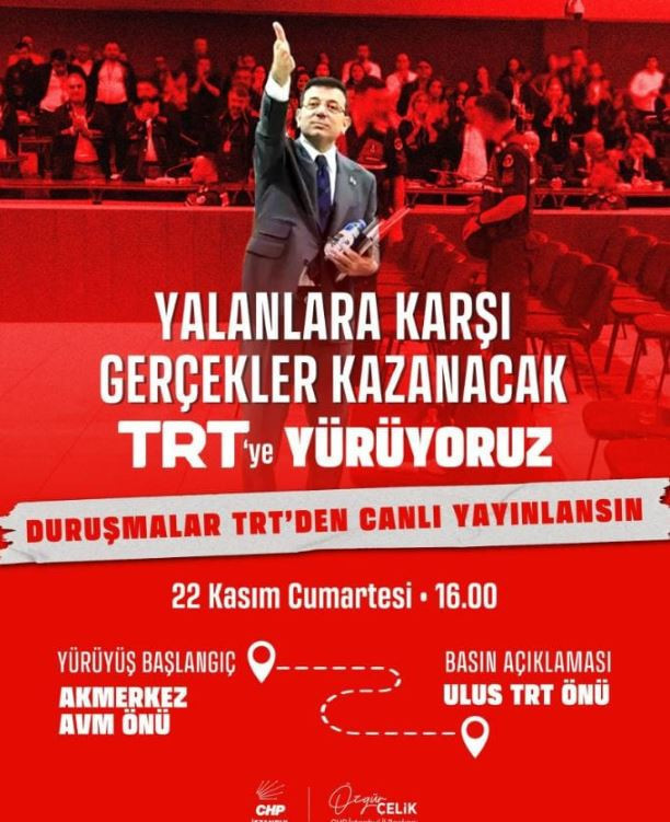 CHP'den TRT hamlesi! Tarih ve saat vererek duyurdular - Resim : 1