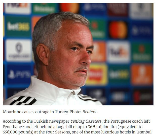 Adriyatik'ten Pasifik'e... Dünya Yeniçağ'ın Mourinho haberini konuştu - Resim : 7
