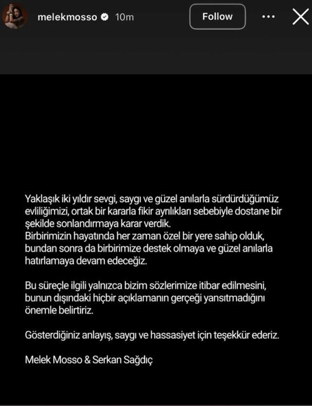 Melek Mosso resmen boşandı! 2 yıllık evlilik tek celsede bitti - Resim : 4