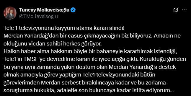 TELE 1'e kayyum atandı! Haber yayını yarıda kesildi - Resim : 2