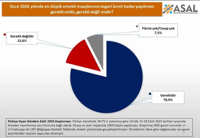 Türkiye emekli maaşında yek vücut! Partiler üstü anket sonucu - Resim: 4