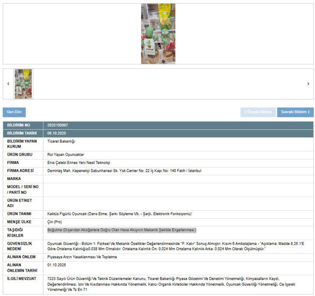 Anne- babalar dikkat! Çok satan o oyuncak toplatılıyor - Resim : 2