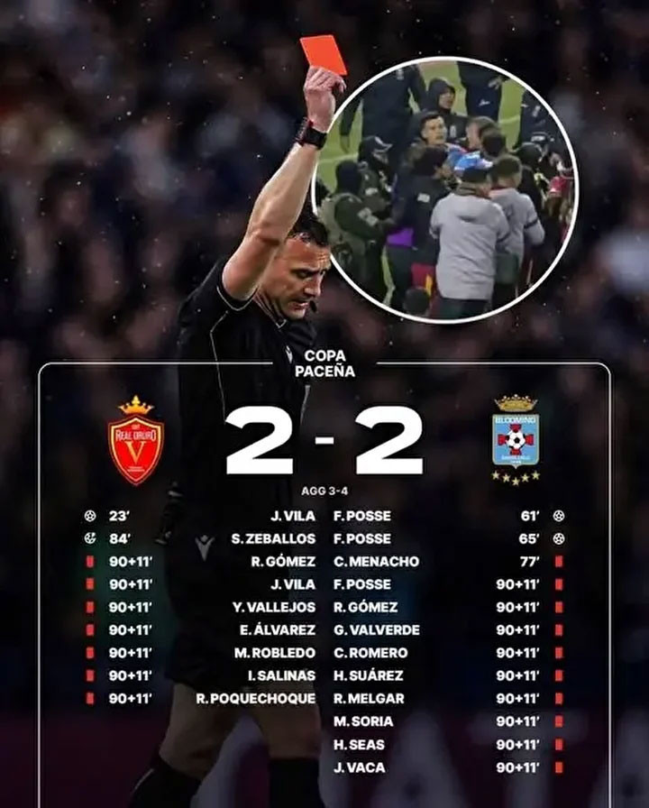 Ortalık savaş alanına döndü! 17 kırmızı kart çıktı: Tekme ve yumruklar havada uçuştu - Resim : 6