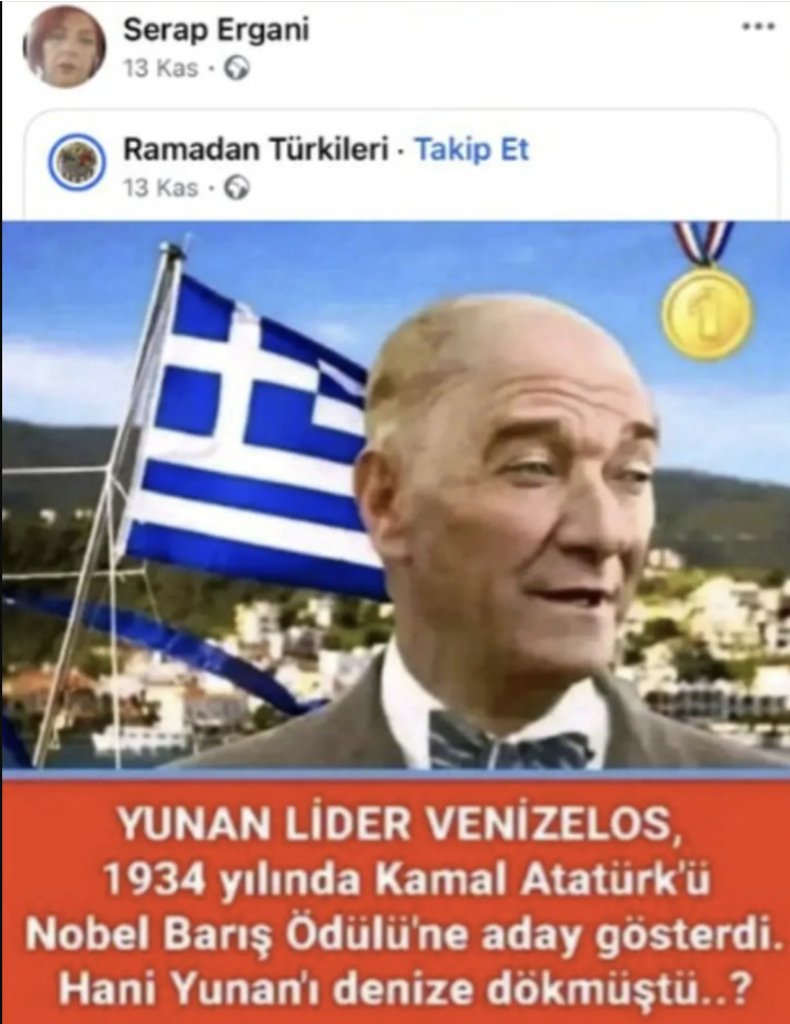 AKP Kadın Kolları'ndan küstah 'Atatürk' paylaşımı! - Resim : 1