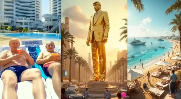 İsrail'in Gazze soykırımına 'son akşam yemeği' protestosu - Resim : 1