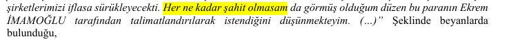 İBB iddianamesi: Her ne kadar şahit olmasa da... Türk hukuku bunu da gördü - Resim : 1