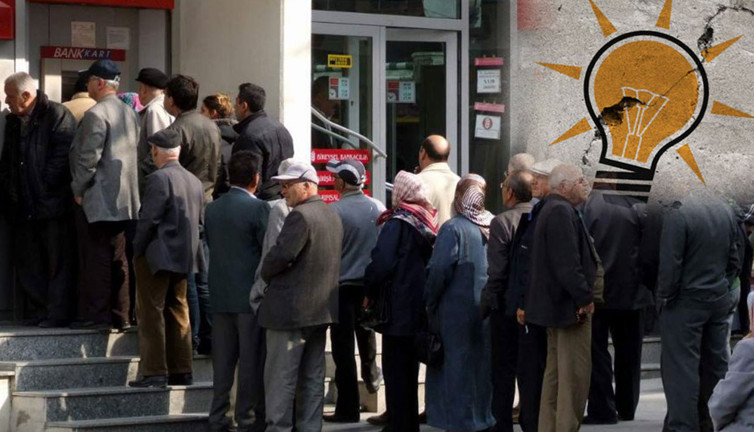 Bu da AKP'nin kuyruğu: Yoksulluğun pençesindeki vatandaş huzurevi sırasında