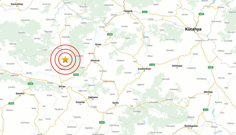 Kütahya'da deprem (09 Ekim 2025)