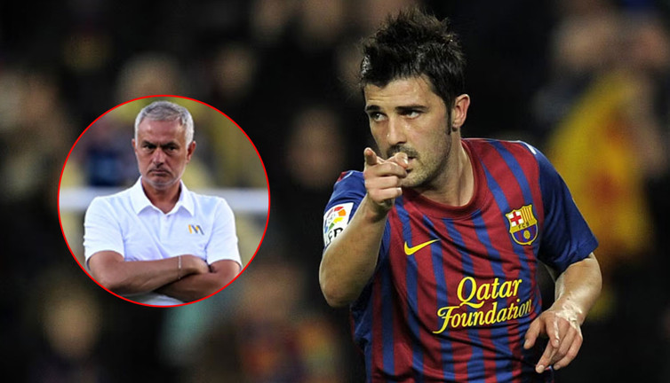 David Villa'dan Jose Mourinho'ya taş!