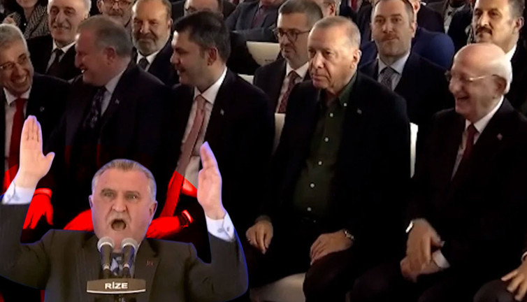Erdoğan övgüsü, bakanları kahkaha boğdu! “Ben patlıcanın değil, padişahın dalkavuğuyum”