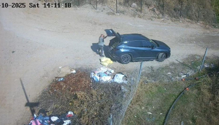 Çevreyi kirletti, kameralardan kaçamadı