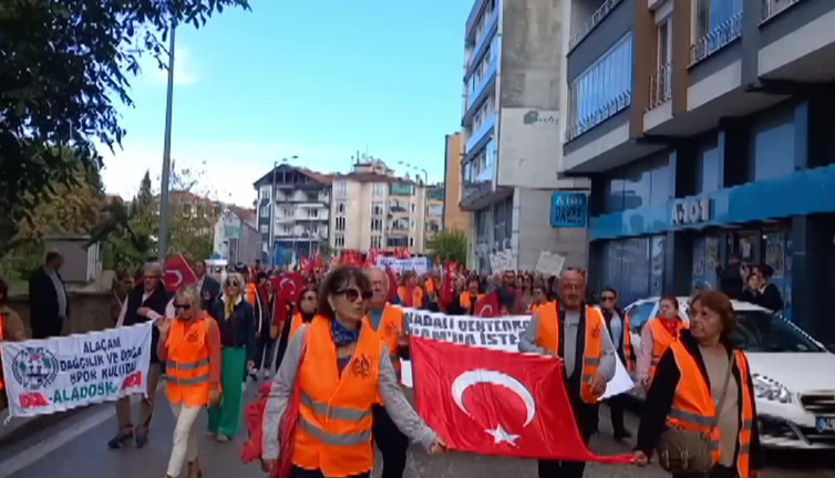 Samsun'da vatandaşlar Dürtmen Dağı için sokağa çıktı