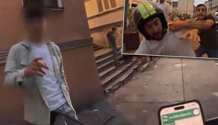 Beyoğlu'nda İspanyol Youtuber'ı dövdüler! 'Niye çekiyorsun' kavgası