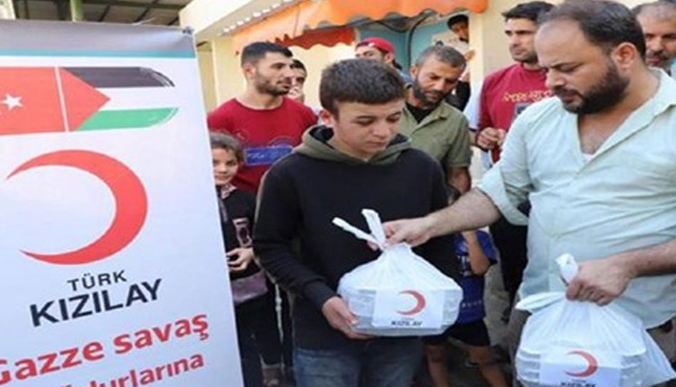 Türk Kızılay'dan Filistinlilere yardım eli