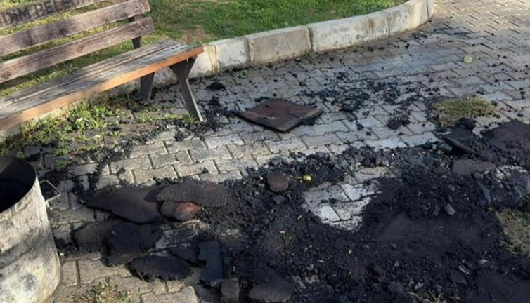 Çocukların oyun alanı tahrip edildi