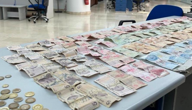 Dilenci operasyonu! Üzerinden bakın ne kadar çıktı