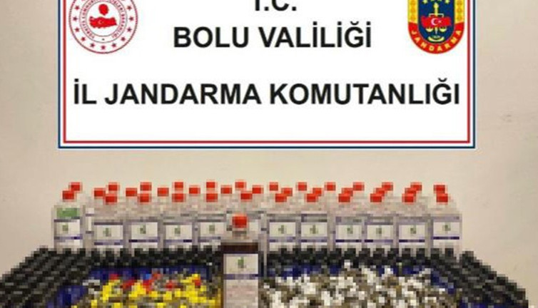 Bolu'da kaçak içki operasyonu!