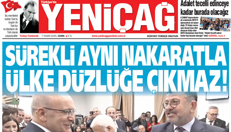 Yeniçağ Gazetesi: Sürekli aynı nakaratla ülke düzlüğe çıkmaz!