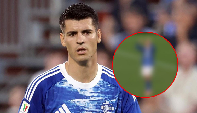 Alvaro Morata sahada çıldırdı! Kimse ne olduğunu anlayamadı: Öyle bir hareket yaptı ki...