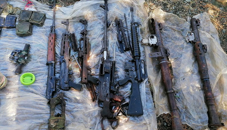 Teröristlere ait sığınak bulundu