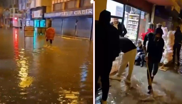 Hatay sokakları göle döndü