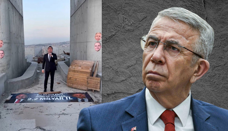 Mansur Yavaş’tan Gökçek’e zehir zemberek yanıt! Şehit anıtına çıkartma yapıştırmıştı