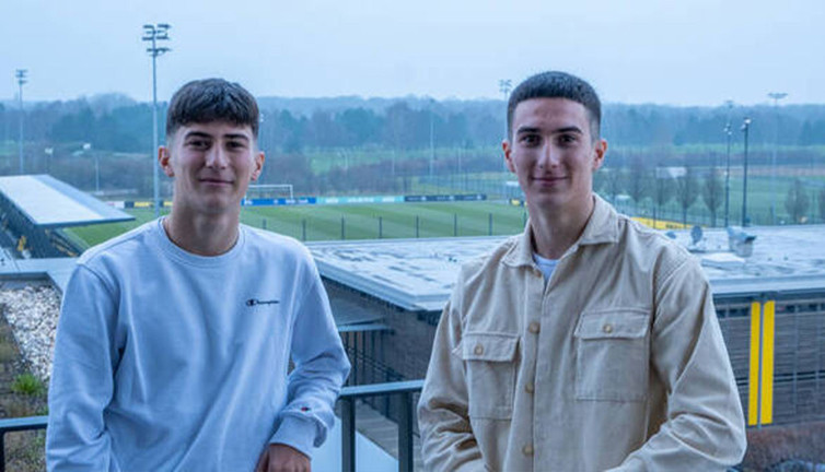 Gürpüz kardeşler RAMS Park’ta rakip oldu: Maç öncesi röportaja birlikte geldiler