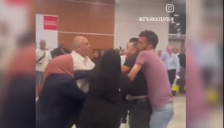 Hacı adayları ve yakınları birbirine girdi