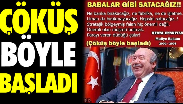 Çöküş böyle başladı. AKP iktidarı birçok şeyi birer birer ve ucuz olarak sattı