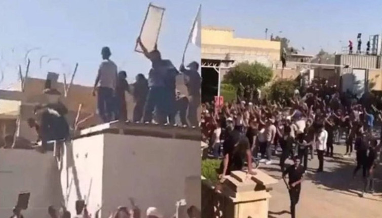 Irak'ta İsveç Büyükelçiliği'ne saldırı binanın bir kısmını ateşe verdiler