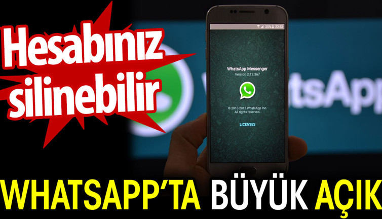 WhatsApp’ta büyük açık. Hesabınız silinebilir