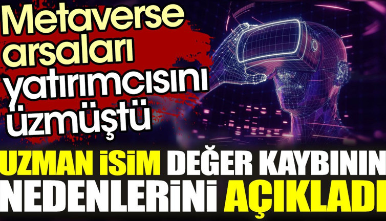Metaverse arsaları yatırımcısını üzmüştü. Uzman isim değer kaybının nedenini açıkladı