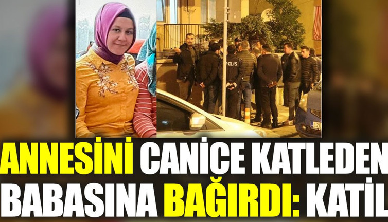 Annesini canice katleden babasına bağırdı: Katil
