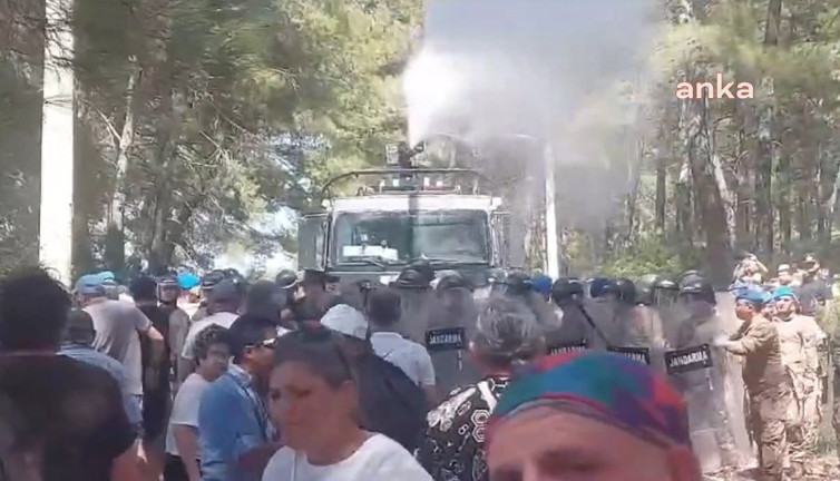 Akbelen Direnişi sürüyor. Köylülere TOMA ve biber gazıyla müdahale edildi