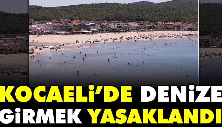 Kocaeli'de denize girmek yasaklandı (27 Temmuz 2023)