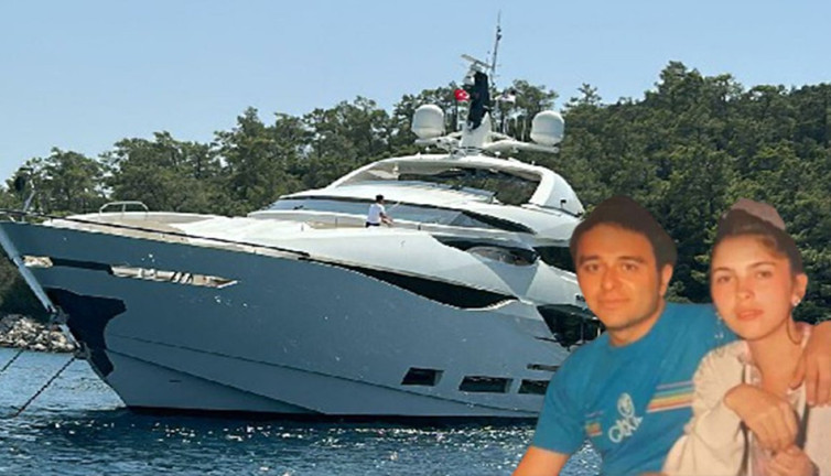 Evliliklerinin 37. yılını Bodrum'da teknede kutladılar