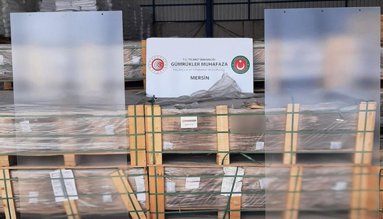 265 ton kaçak cam ele geçirildi