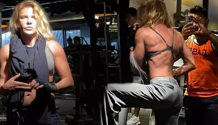 60 yaşındaki Biricik Suden'in sırt kasları olay oldu