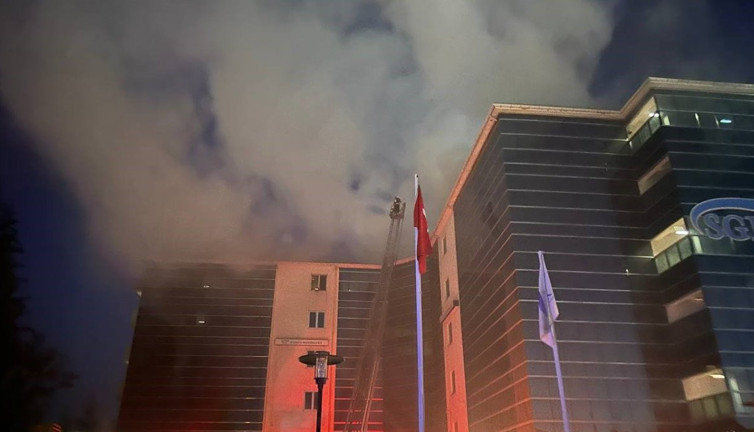 SGK İl Müdürlüğü'nde yangın