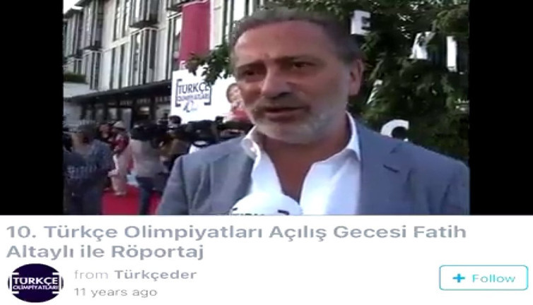 Fatih Altaylı’nın da FETÖ’nün 10. Türkçe Olimpiyatlarına katıldığı video ortaya çıktı