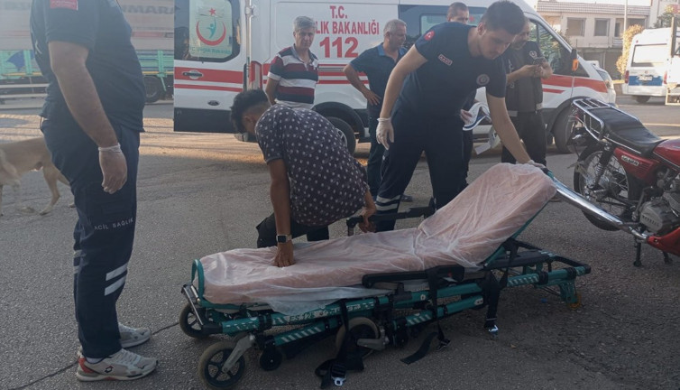 Adıyaman'da motosiklet ve kamyon çarpıştı: 1 yaralı