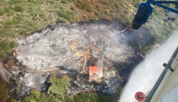 İzmir'de orman yangını (24 Ağustos 2023)