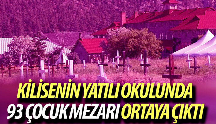 Kilisenin yatılı okulunda 93 çocuk mezarı ortaya çıktı